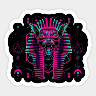 cat sphinx graphic Sticker